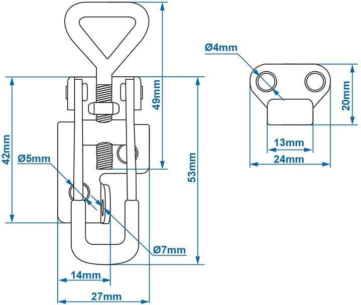 Actual product image ProPlus Eccentric lock adjustable
