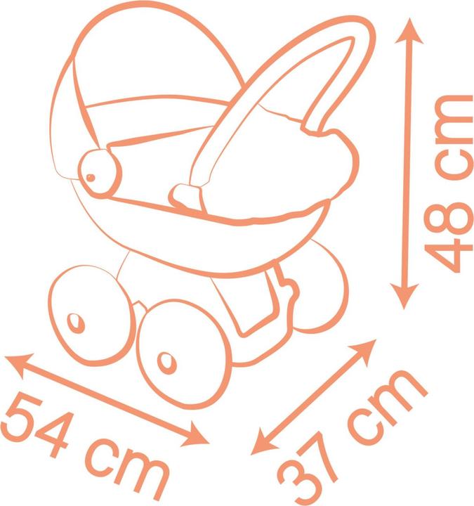 Actual product image Smoby Baby Nurse Puppenwagen