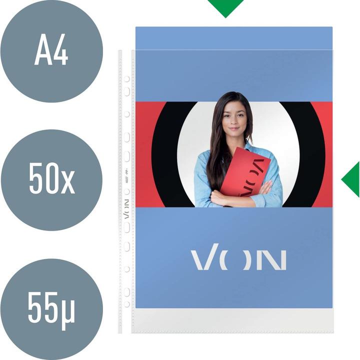 Actual product image von Transparent cover, 50 pieces (A4, 50 x)