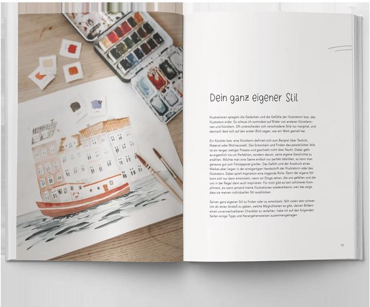 Actual product image Urban Watercolor Journey (German, Sue Hiepler, 2020)