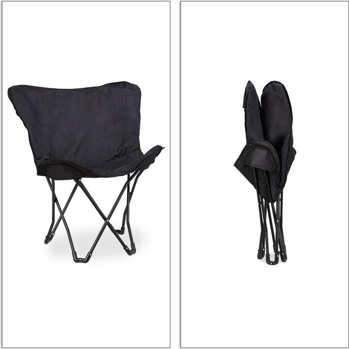 Immagine prodotto Relaxdays Butterfly chair pieghevole