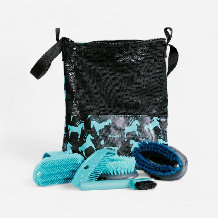 Actual product image Fouganza Putzzeug-Set 5-teilig Kinder - türkis