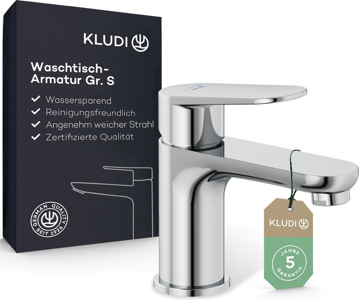 Kludi X1 Waschtischarmatur, Grösse S, ohne Ablaufgarnitur