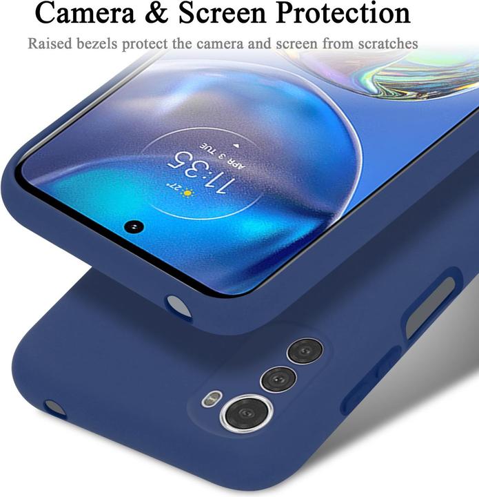 Image du produit Cadorabo TPU Liquid Silicone Case Housse pour Motorola MOTO E32 4G / E32S (Motorola Moto E32s)