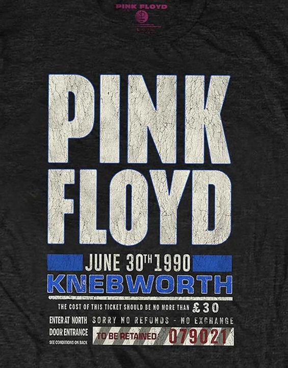 Produktbild Music Brand Knebworth '90 TShirt Rundhalsausschnitt (L)
