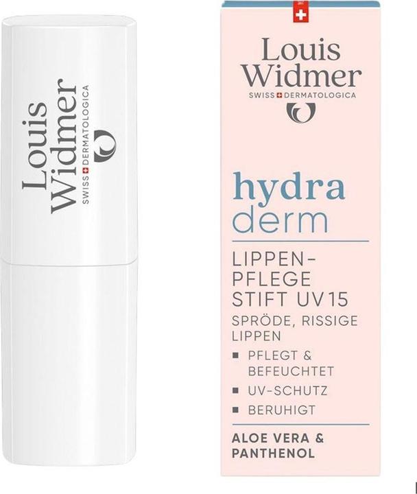 Immagine prodotto Widmer Louis Hydraderm Lippenpflegestift UV15 parfumiert 4.5 ml (Balsamo per le labbra, 4.50 ml)