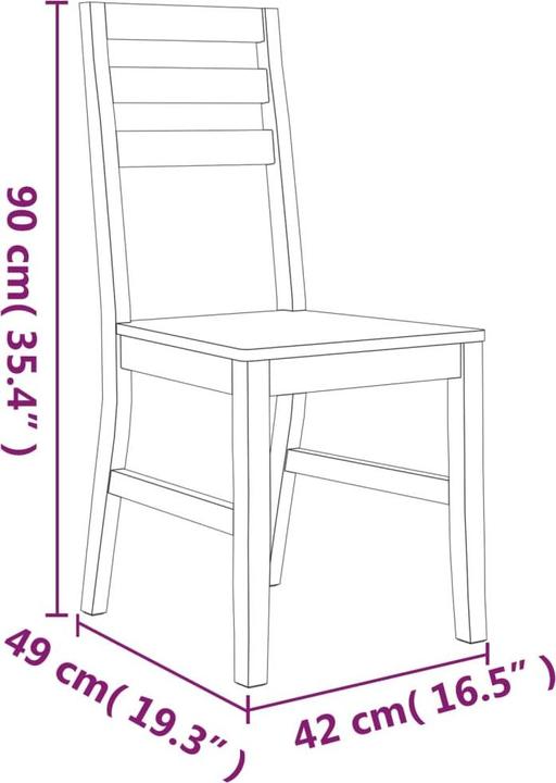 Image du produit vidaXL Esszimmerstuhl