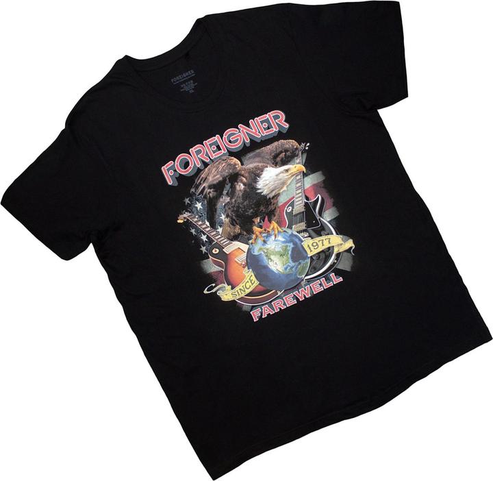 Immagine prodotto Foreigner Farewell Maglietta Aquila Adulto Unisex (M)