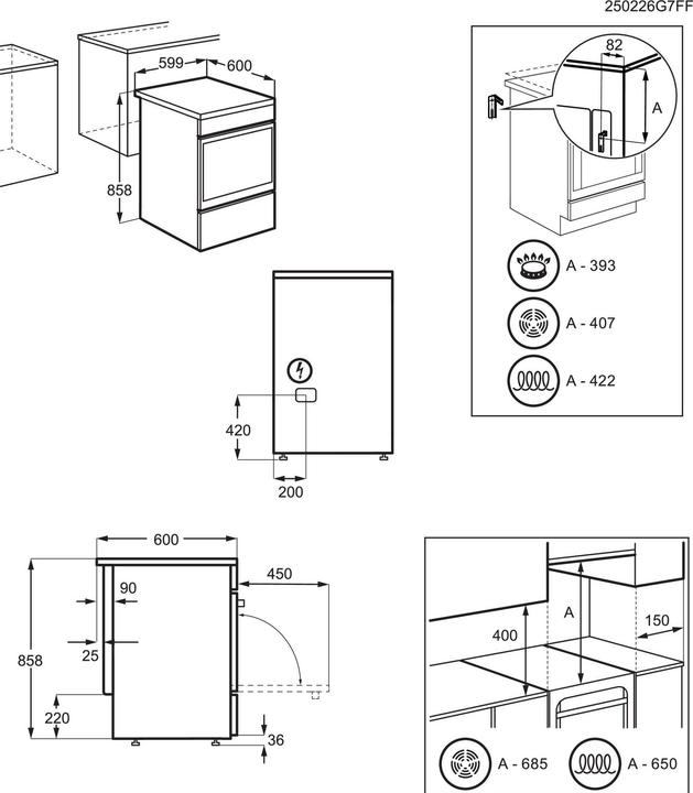 Image du produit Electrolux LKR620066X Cuisinière à induction