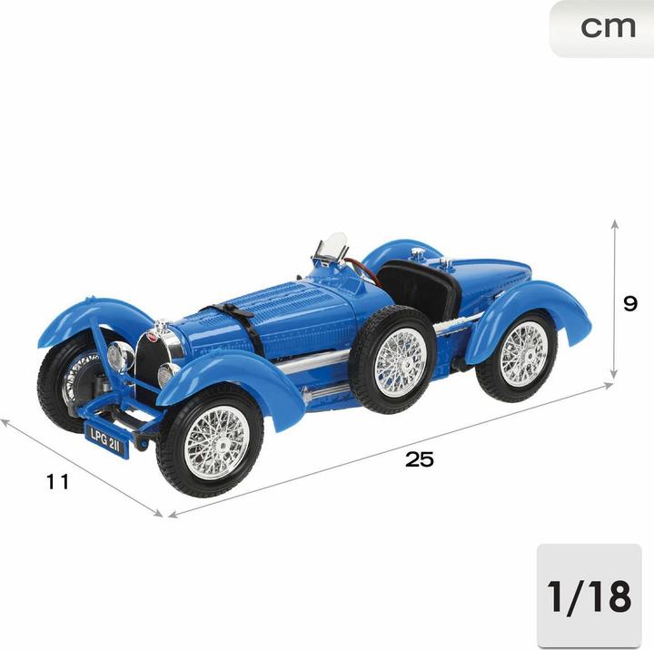 Actual product image Bburago Bugatti Type 59