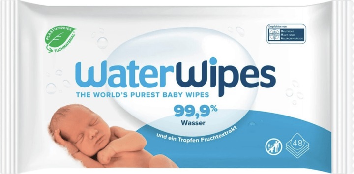 WaterWipes Feuchttücher (48 Stück)
