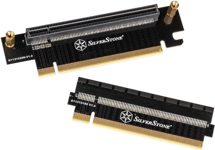 Actual product image Silverstone SST-RC07B PCI Express 4.0 x16 riser card RVZ02, ML08 (PCIe)