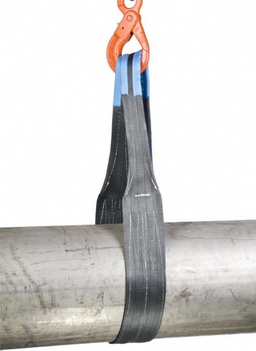 Rema 1211125 S1-PE-2M Polyester-Hebeband mit verstärkten Schlaufen 2,0 mtr 4000 kg