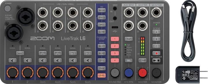 Produktbild Zoom LiveTrak L-6 (Studio- und Livemixer)