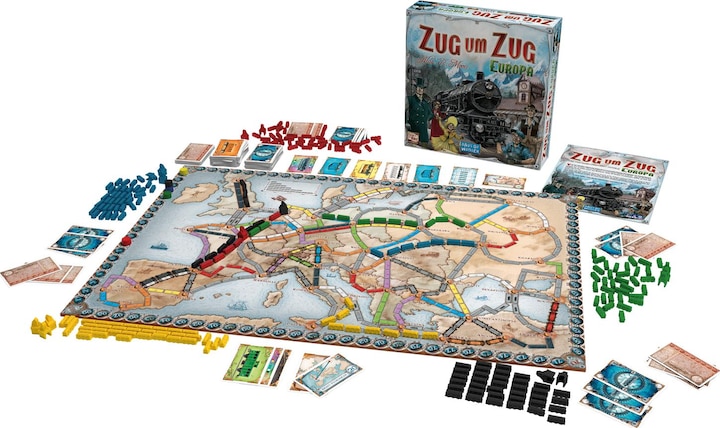 Image du produit Asmodée Les aventuriers du rail Europe (Allemand)