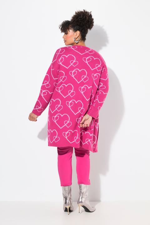 Produktbild Miamoda Strickjacke, Classic Fit, Herzmuster (46, 48)