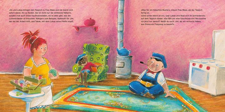 Actual product image Jim Knopf und der fliegende Teppich (German, Michael End, 2017)