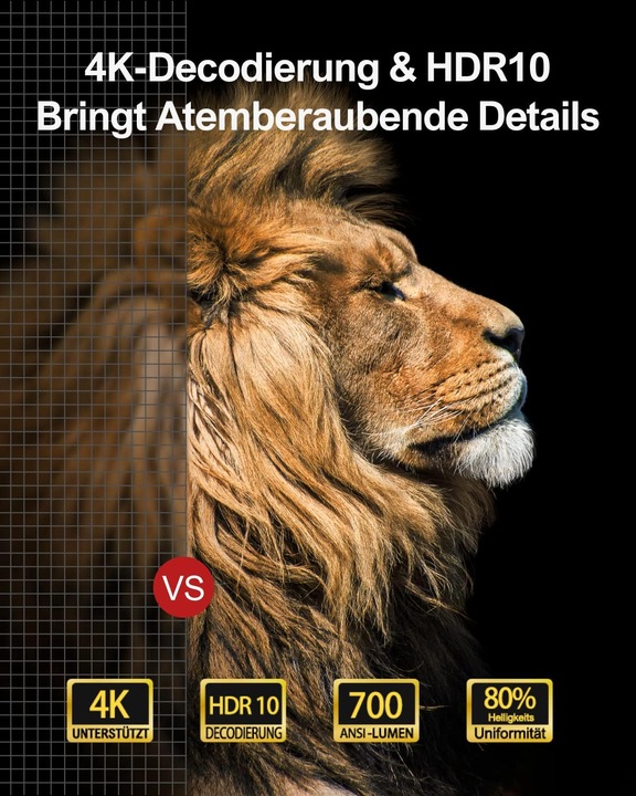 Actual product image Ultimea Apollo P40 (Full HD, 700 lm, 1.4:1)