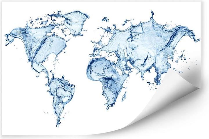 Produktbild Trenddeko Splashing Worldmap (60 x 40 cm)