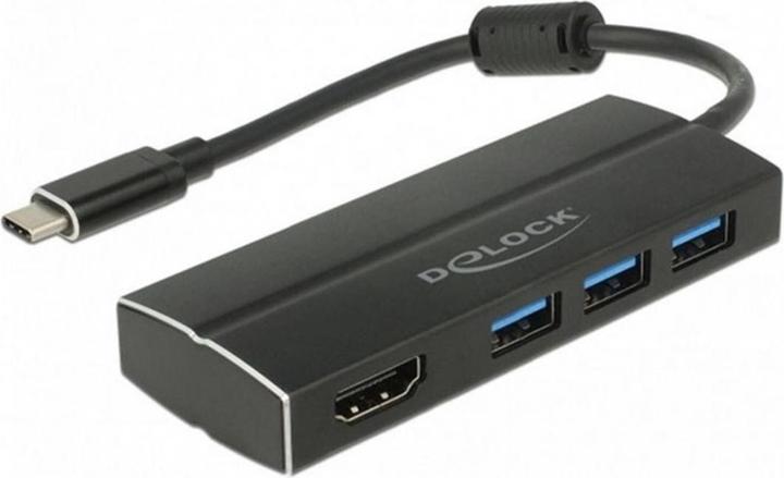 Produktbild Delock Dockingstation USB-C HDMI 4K 30Hz (USB-C, 2 Ports)