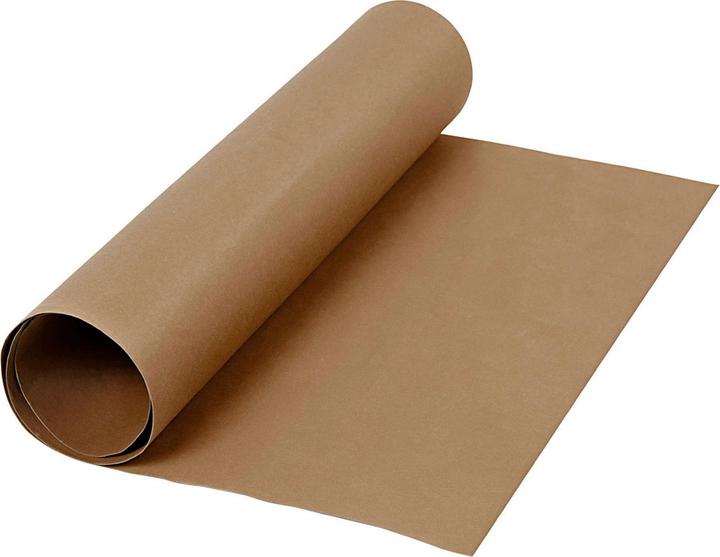 Actual product image Creativ Company Leather paper roll, 350 g, 1 piece, dark brown