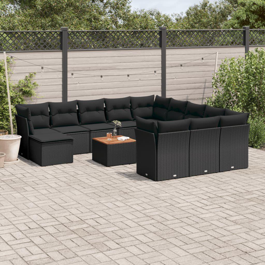 Thumbnail - VidaXL, Gartenlounge, 10-tlg. Garten-Lounge-Set mit Kissen
