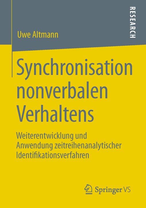 Produktbild Synchronisation nonverbalen Verhaltens (Deutsch, Uwe Altmann, 2013)