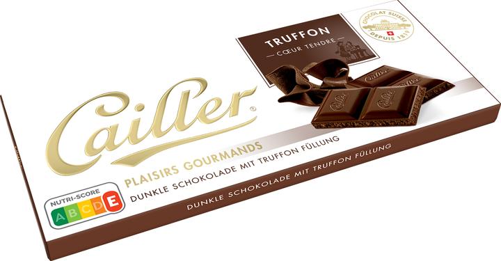 Produktbild Cailler Tafelschokolade Dunkel mit Truffon (96 g)