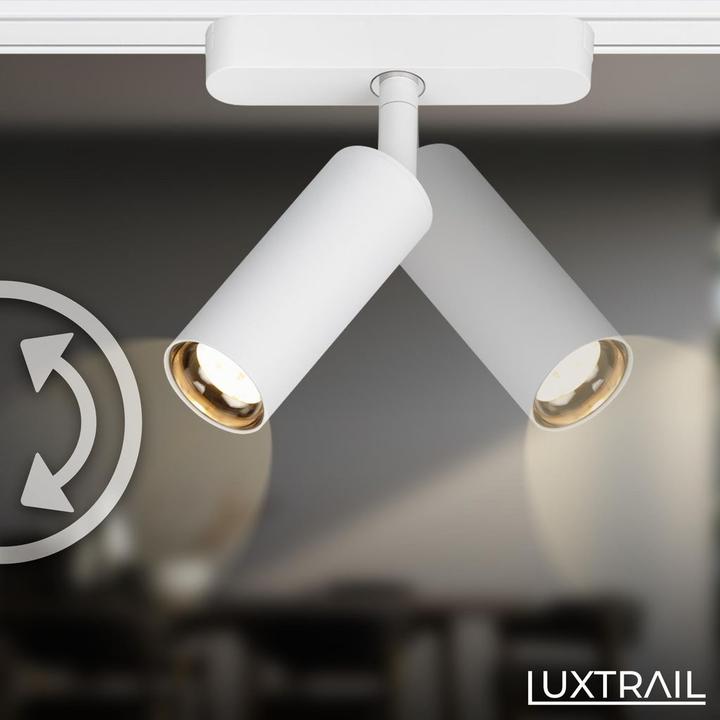 Actual product image Briloner Luxtrail 48V Schienensystem, Set, 5m, Weiss, 8xLED/5W