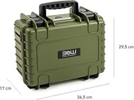 Produktbild B&W International B&W Case Type 3000 RPD Braun Grün mit Facheinteilung (Fotokoffer)