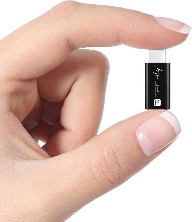 Produktbild Techly Adapter USB-C M auf Micro USB F 480Mbps (USB-C)