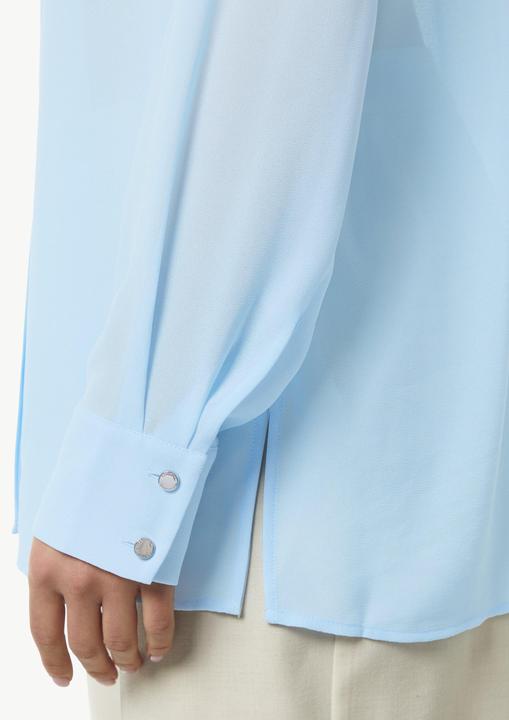 Produktbild Comma Bluse Transparente Bluse mit verdeckter Knopfleiste (42)