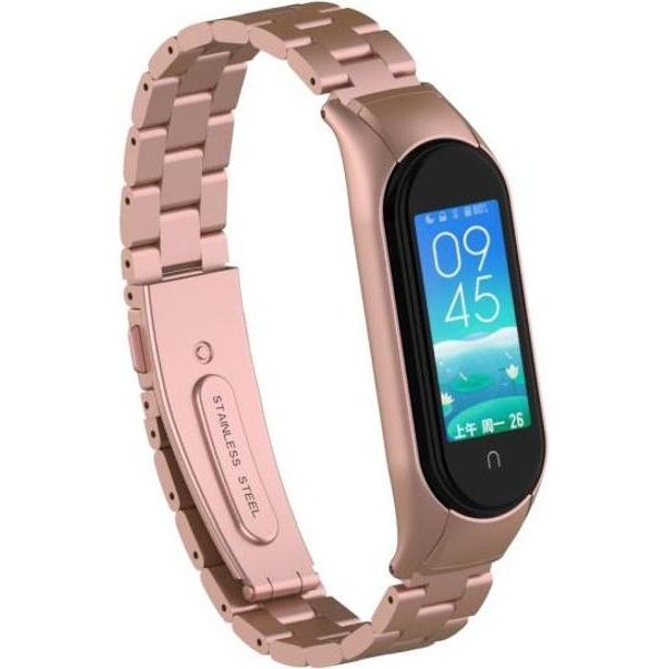 MU Style Metal Series (Edelstahl, Mi Band 5, Mi Band 6), Uhrenarmband, Bronze