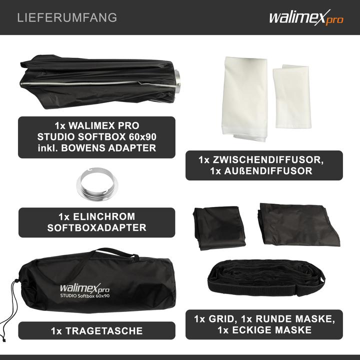 Produktbild Walimex pro Studio Softbox 60x90 Elinchrom (Softbox)