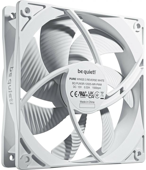 Actual product image be quiet! PURE WINGS 3 120mm PWM wh 3-Pack (120 mm, 3 x)
