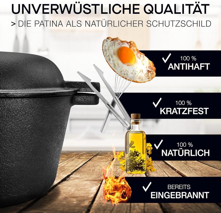 Produktbild Besok Gusseisen-Brotbacktopf