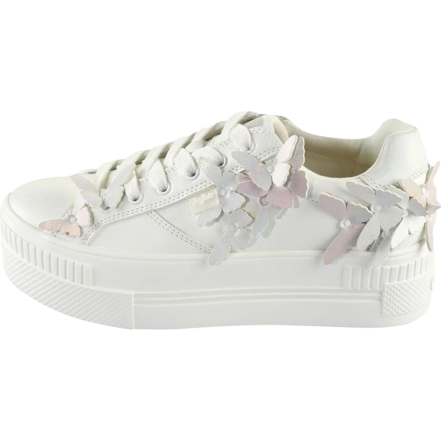 Buffalo, Damen, Sneaker, Paired Butterfly Vegan Nappa - 159639, Weiss, (41)