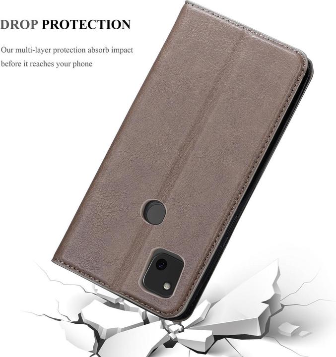 Produktbild Cadorabo Book Invisible Magnet Cover (Google Pixel 4a)