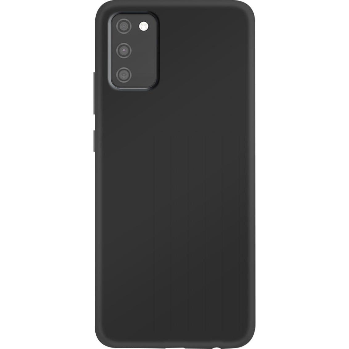 Jaym Premium Silikonhülle, Schwarz Series (Samsung Galaxy A03s), Smartphone Hülle, Schwarz