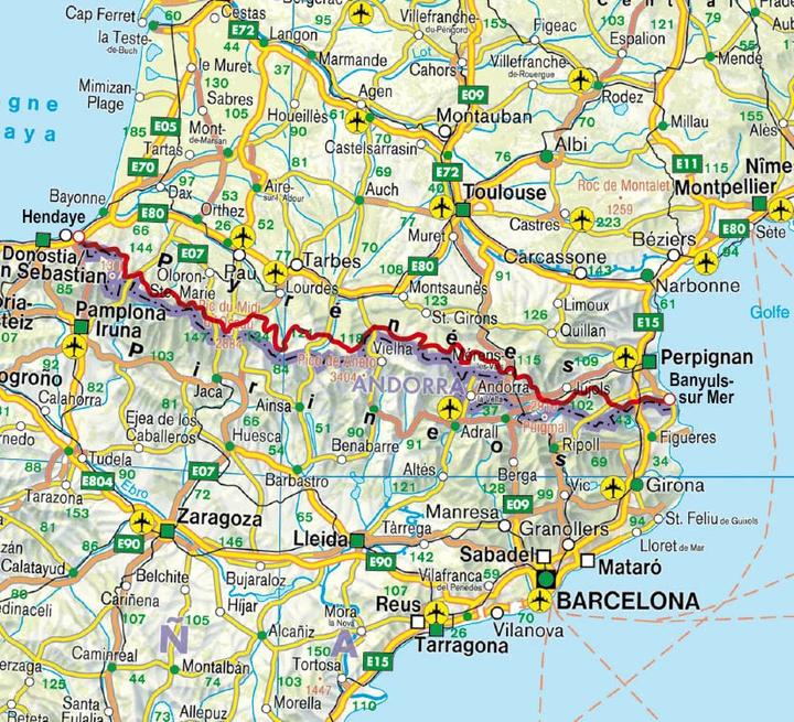 Image du produit Frankreich Pyrenäen – GR 10 (Allemand, Fabian Briel, Mira Kuhn, 2023)