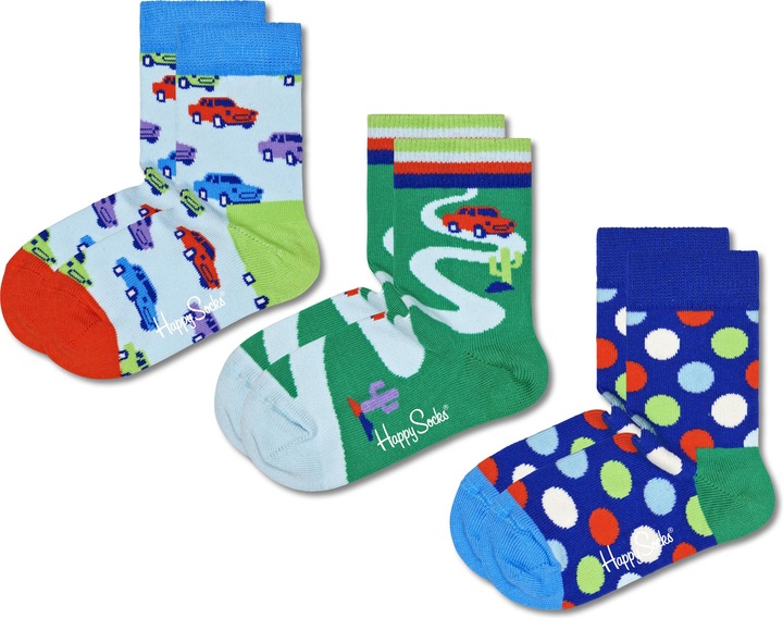 Actual product image Happy Socks Car (pack of 3, 28 - 31)