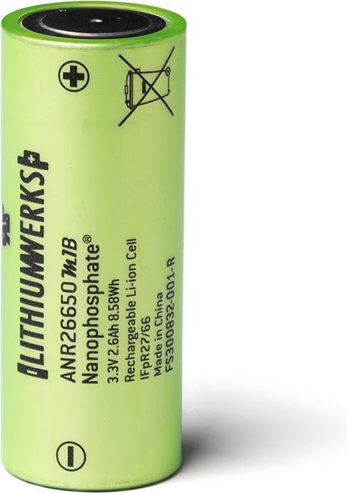 Immagine prodotto A123 Systems Akku ANR26650M1B, ungeschützt, 26,25x65mm (1 pz., 2500 mAh)