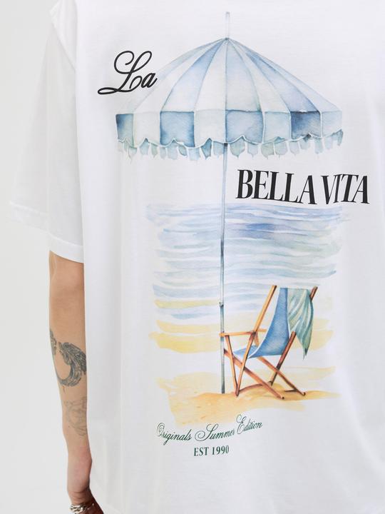 Actual product image Jack & Jones Gedruckt Rundhalsausschnitt T-shirt T-shirt (XL)