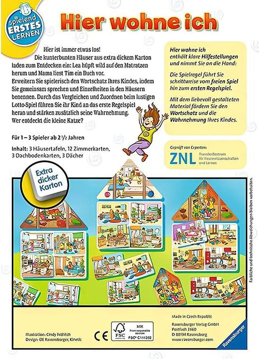 Produktbild Ravensburger Hier wohne ich (Deutsch)