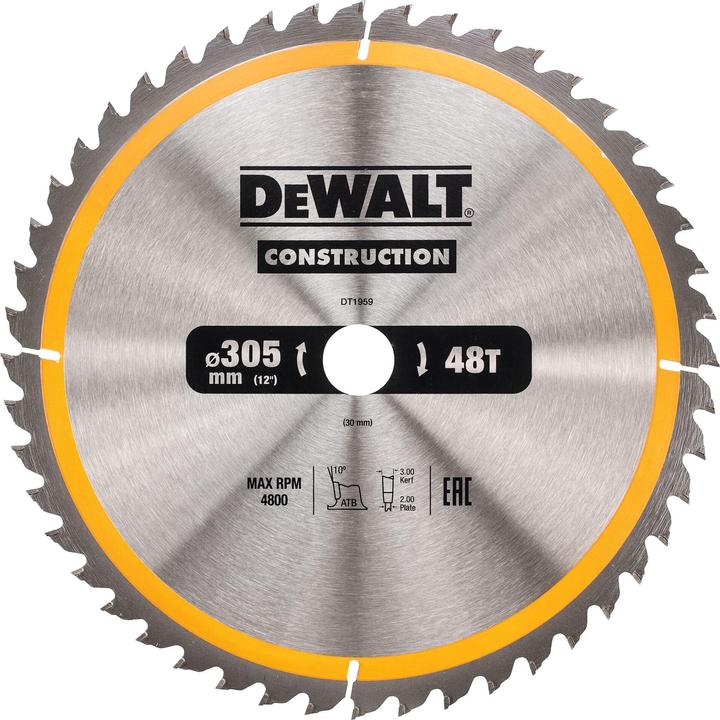 DeWalt Cirkelzaagblad Stat. 305/30mm 48WZ