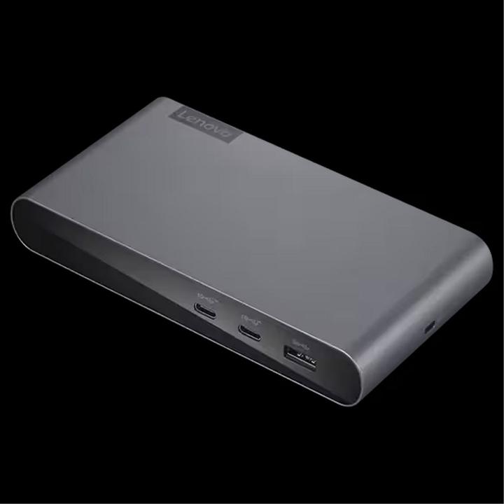 Produktbild Lenovo USB-C Universal Business Dock Wired 2 x USB 3.2 Gen 2 (3.1 Gen 2) Type-C Grey (USB-C, 3 Ports)