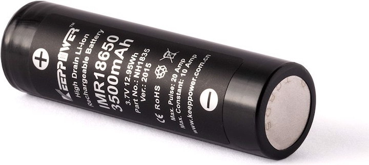 Produktbild Keeppower Akku IMR18650 - (Flat Top) (1 Stk., 18650, 3500 mAh)