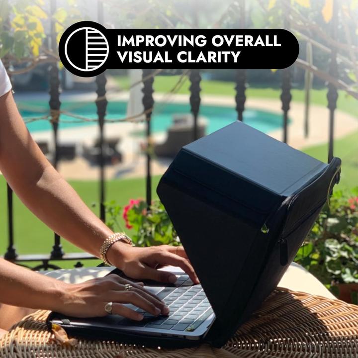 Produktbild Philbert Design Philbert - Sun Shade & Privacy Sleeve/Bag Hemp MacBook 13", Black (13")