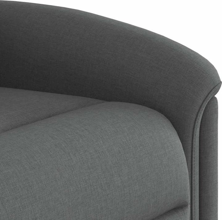 Immagine prodotto vidaXL Poltrona massaggiante in tessuto grigio scuro Poltrona TV massaggiante