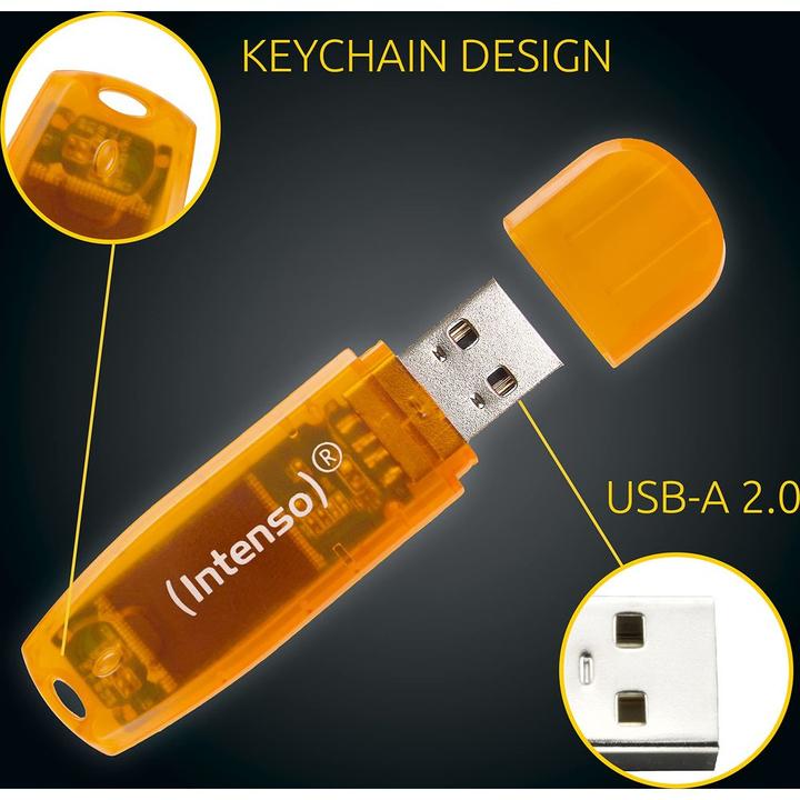 Actual product image Intenso Rainbow Line (64 GB, USB-A)